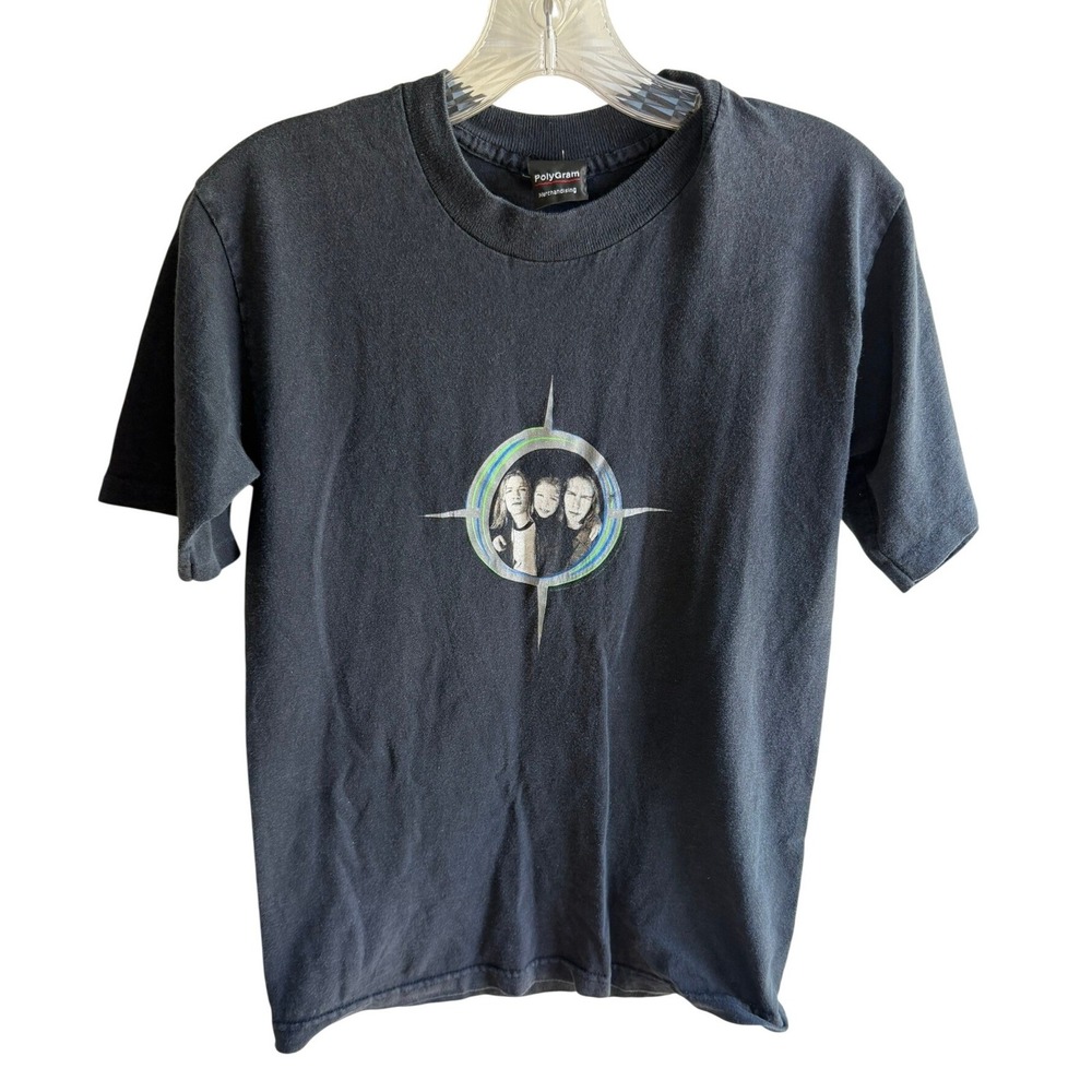 Vintage 1997 Hanson Middle of Nowhere Compass Polygram Band T-shirt Sz‎ Small